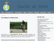 Tablet Screenshot of bouillondeponey.com